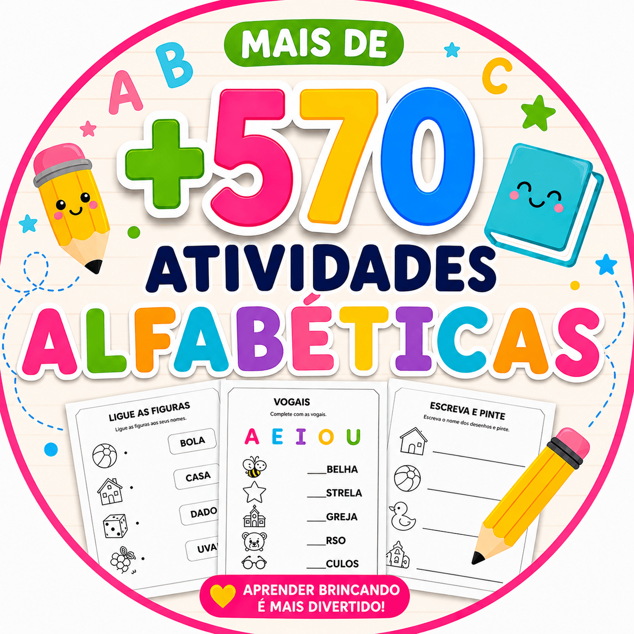 +570 Atividades Alfabéticas